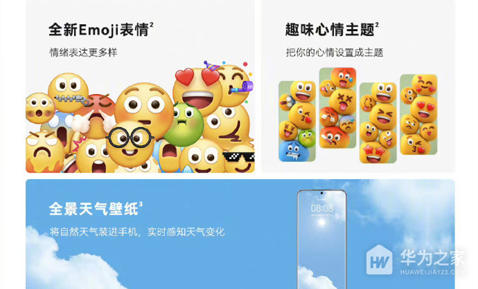 华为MateX2如何设置emoji表情壁纸